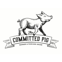 The Committed Pig logo, The Committed Pig contact details