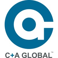 C+A Global logo, C+A Global contact details