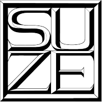 [SUZE] logo, [SUZE] contact details