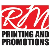 R M Printing logo, R M Printing contact details