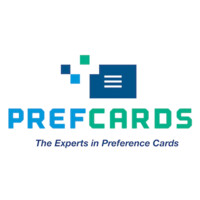 PrefCards logo, PrefCards contact details