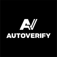 AutoVerify logo, AutoVerify contact details