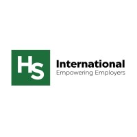 H-S International logo, H-S International contact details