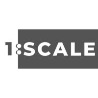 One to Scale logo, One to Scale contact details