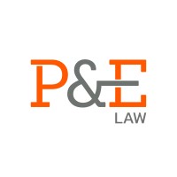 P&E Law logo, P&E Law contact details