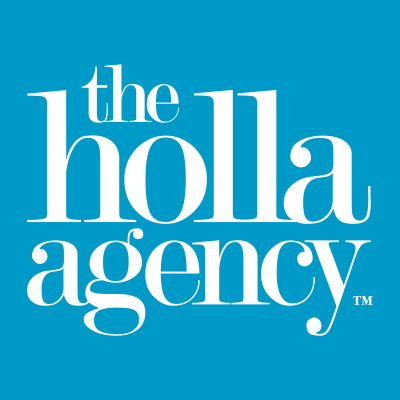 The Holla Agency logo, The Holla Agency contact details