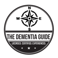 The Dementia Guide logo, The Dementia Guide contact details