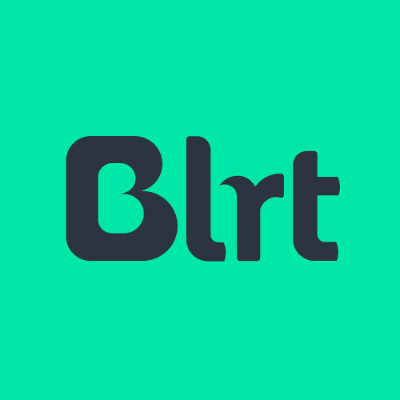 Blrt logo, Blrt contact details