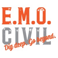 E.M.O. Civil logo, E.M.O. Civil contact details