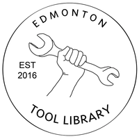 Edmonton Tool Library logo, Edmonton Tool Library contact details