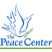 The Peace Center logo, The Peace Center contact details