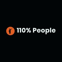 110%  PEOPLE logo, 110%  PEOPLE contact details