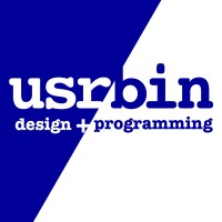 usrbin design + programming logo, usrbin design + programming contact details