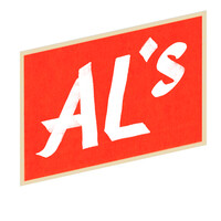 AL's logo, AL's contact details