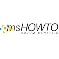 MSHOWTO logo, MSHOWTO contact details