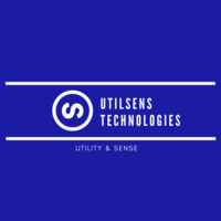 UtilSens logo, UtilSens contact details