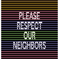 Please Respect Our Neighbors logo, Please Respect Our Neighbors contact details