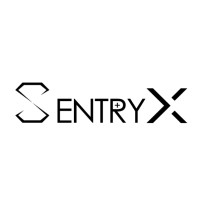 SentryX logo, SentryX contact details