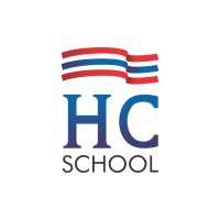 HC School logo, HC School contact details