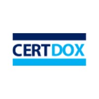 CertDox logo, CertDox contact details