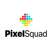 PixelSquad logo, PixelSquad contact details