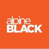 alpineBLACK logo, alpineBLACK contact details