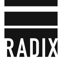 RADIX logo, RADIX contact details