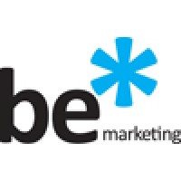 be* marketing logo, be* marketing contact details