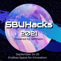 SBUHacks logo, SBUHacks contact details