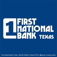 First National Bank Texas logo, First National Bank Texas contact details