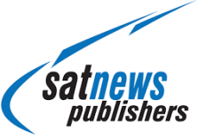 SatNews logo, SatNews contact details