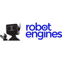 RobotEngines logo, RobotEngines contact details