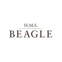 The HMS Beagle logo, The HMS Beagle contact details