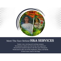 H&A Services logo, H&A Services contact details