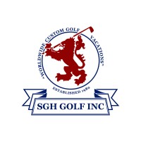 SGH Golf logo, SGH Golf contact details