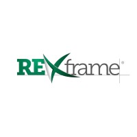 REXframe logo, REXframe contact details