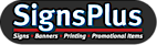 SignsPlus logo, SignsPlus contact details