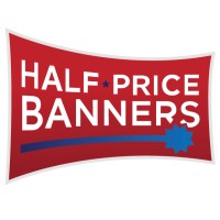 HalfPriceBanners.com logo, HalfPriceBanners.com contact details