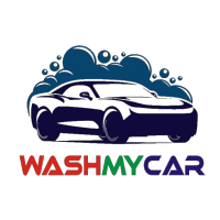 WashMyCar logo, WashMyCar contact details