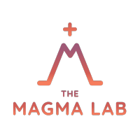 The Magma Lab logo, The Magma Lab contact details