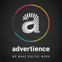 advertience logo, advertience contact details