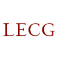 LECG logo, LECG contact details