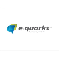 E-Quarks logo, E-Quarks contact details