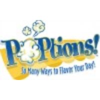 POPtions! Popcorn logo, POPtions! Popcorn contact details