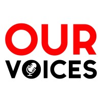 Our Voices logo, Our Voices contact details