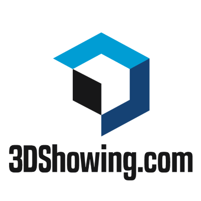 3DShowing.com logo, 3DShowing.com contact details