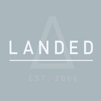 LANDED logo, LANDED contact details