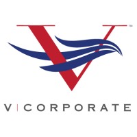 V Corporate logo, V Corporate contact details