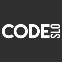 CodeSLO logo, CodeSLO contact details