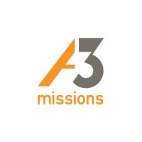 A3 Missions logo, A3 Missions contact details